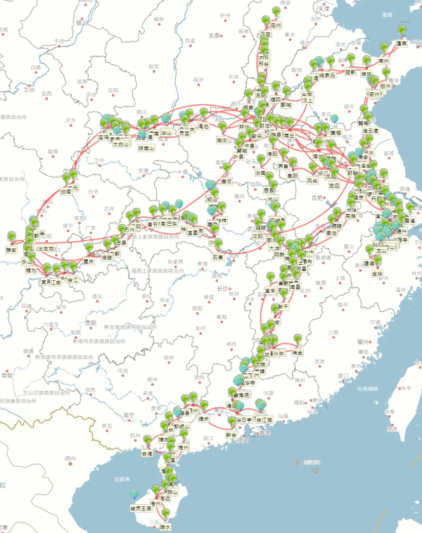 當李白杜甫的旅行足跡被做成地圖，差點密恐