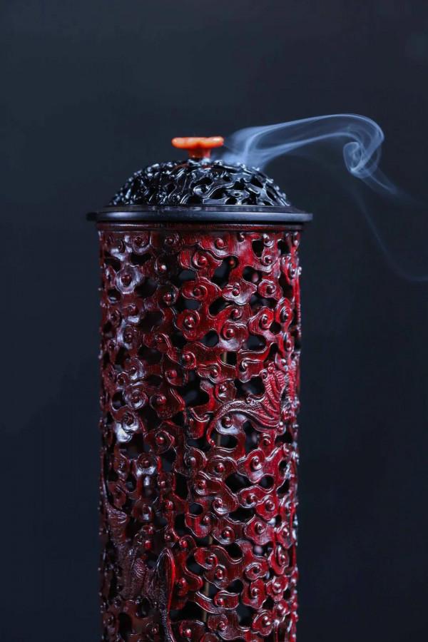 小葉紫檀 | 五福香爐