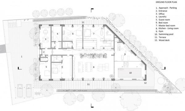 破舊的體育大樓改造成私人住宅:新與舊的碰撞 破舊的體育大樓改造成私人住宅:新與舊的碰撞