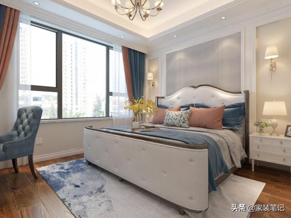 130㎡的家裝簡約美式，簡潔有設計感，整體那叫一個高大上，很美