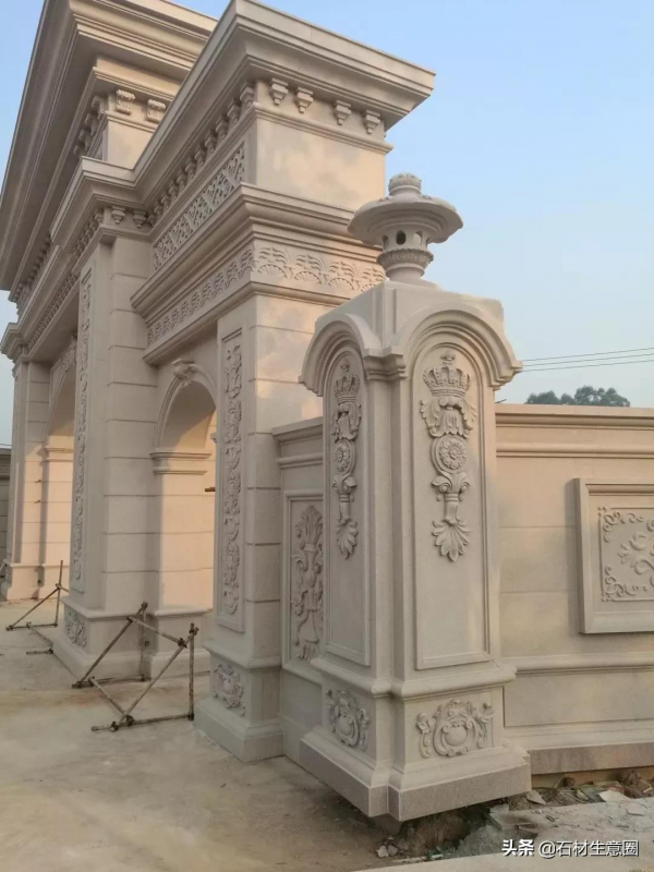 50款別墅石材圍牆大門,奢華大氣 50款別墅石材圍牆大門,奢華大氣