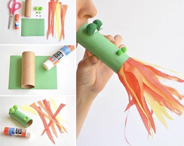 幼兒園級手工┃用衛生紙芯製成的噴火龍,也太好看了吧 幼兒園級手工┃用衛生紙芯製成的噴火龍,也太好看了吧