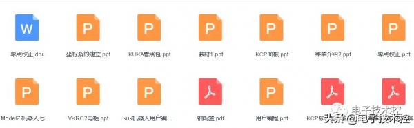 KUKA庫卡機器人資料彙總（培訓、教材、影片例項）