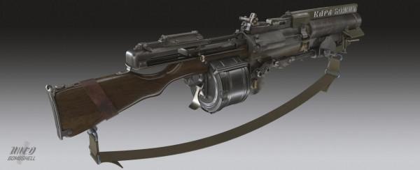 藝術 | 國外藝術家INKED BOMBSHELL的概念武器系統