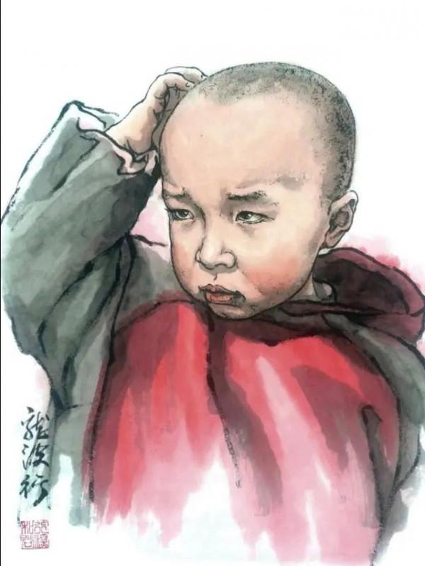 業餘畫家龍波行、作品精湛很正點