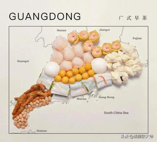 全國各地美食地圖劃分圖 全國各地美食地圖劃分圖