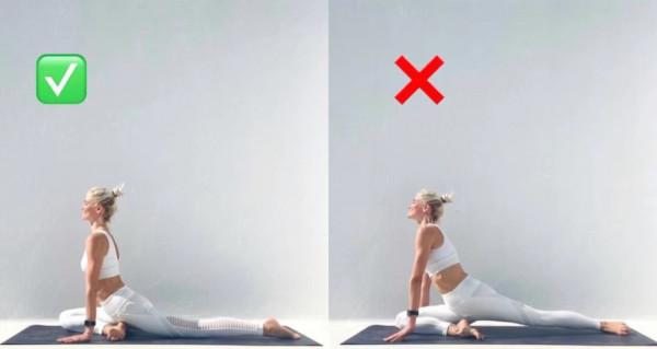 細節決定成敗,決定功效!分享8個瑜伽基礎體式的正誤對比圖 細節決定成敗,決定功效!分享8個瑜伽基礎體式的正誤對比圖