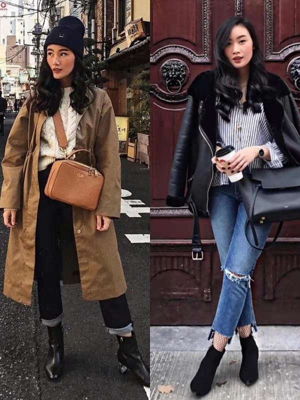 直筒褲+5雙鞋，等於小個子該有的冬季穿搭，專治個矮胯寬大腿粗