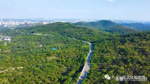 中秋節前，鳥瞰八公山美景惹人醉
