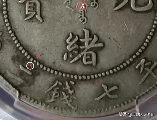 珠圈暗記最多、龍尾最短的龍洋&mdash;&mdash;北洋34短尾龍版