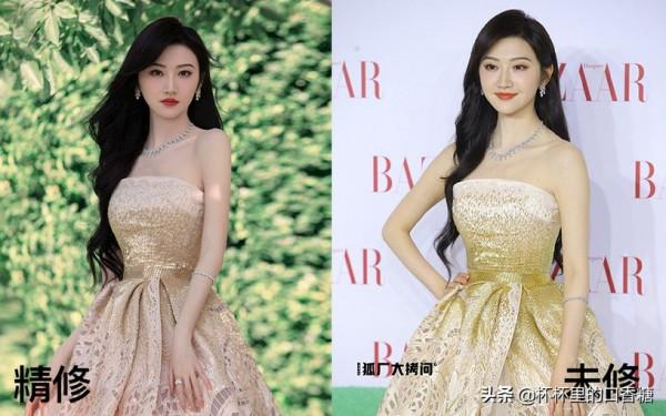 明星紅毯精修vs未修，楊洋生圖一樣帥炸，宋茜生圖瘦超多