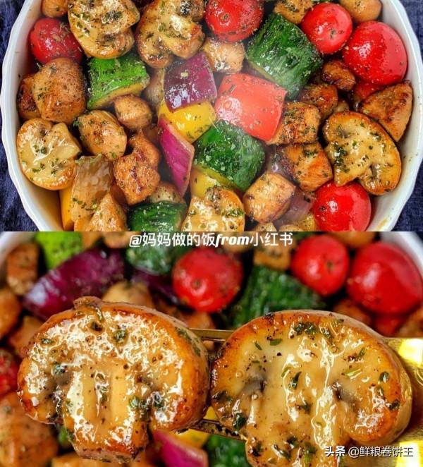 低脂餐來啦~雜炒蔬菜雞胸肉粒