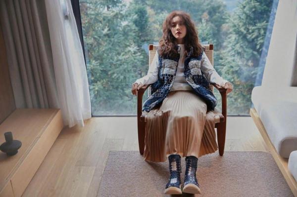 蔡文靜羊毛卷秋日雜誌封面 蔡文靜羊毛卷秋日雜誌封面