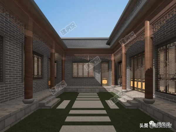 一層中式別墅，24萬建一棟，輕鬆圓你國風夢