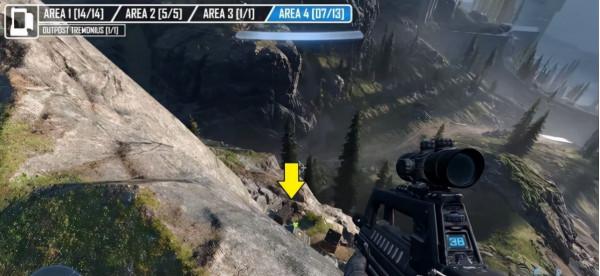 光環無限雷神之錘儲物櫃第四區域位置一覽