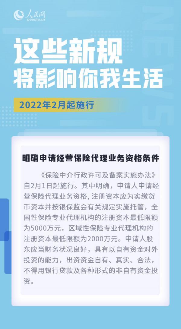 2月，這些新規將影響你我生活