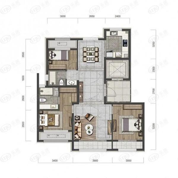 好住丨石景山古城中海首鋼天璽轉角大飄窗縱享陽光