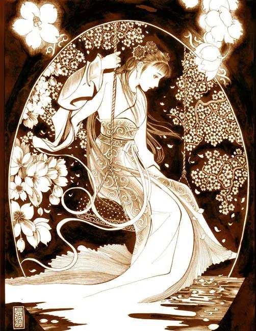 著名插畫師盧波作品欣賞