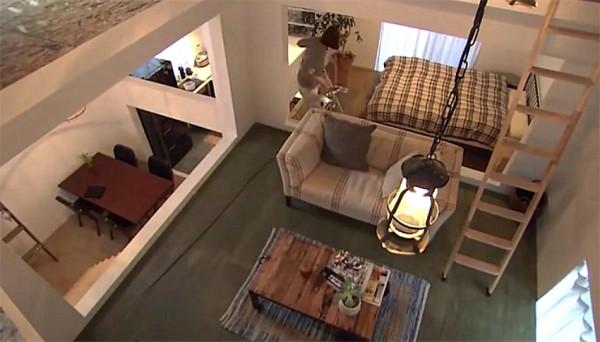 日本小夫妻住70㎡“旗杆房”,室內卻一堵牆都沒有?這能住? 日本小夫妻住70㎡“旗杆房”,室內卻一堵牆都沒有?這能住?