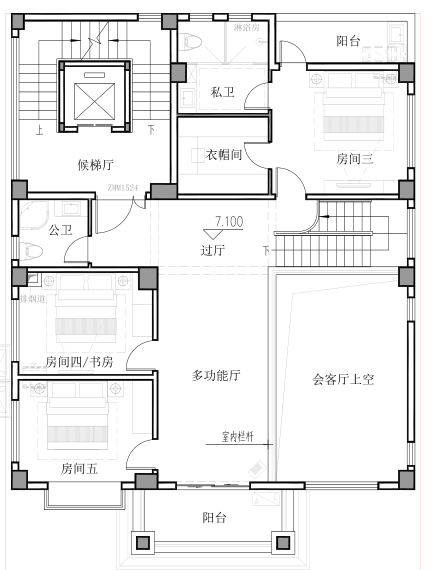 6層帶地下室新中式別墅，挑空大客廳看著真大氣