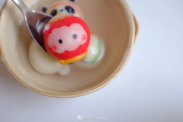 冰墩墩湯圓，製作三小時，吃掉兩分鐘