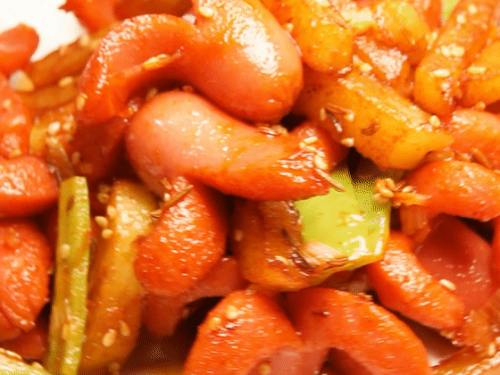 香煎土豆親親腸 香煎土豆親親腸