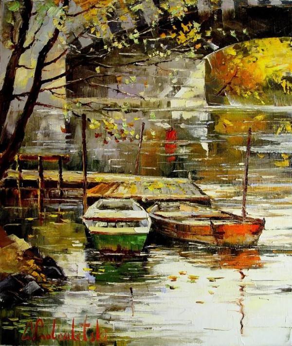 俄羅斯畫家格列布·戈魯貝茨基刀畫作品欣賞