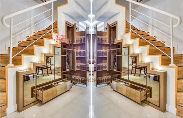 樓梯底下裝鏡面櫃,好好想想,除了放雜物,當餐邊櫃也挺省事的 樓梯底下裝鏡面櫃,好好想想,除了放雜物,當餐邊櫃也挺省事的