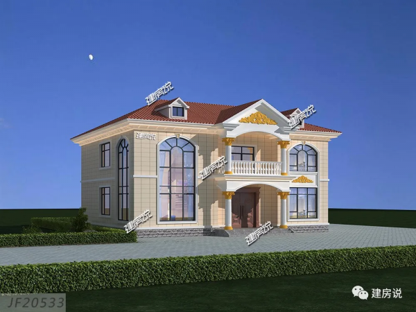 只要我賺錢的速度夠快，貧窮就追不上我，我就可以蓋這款別墅