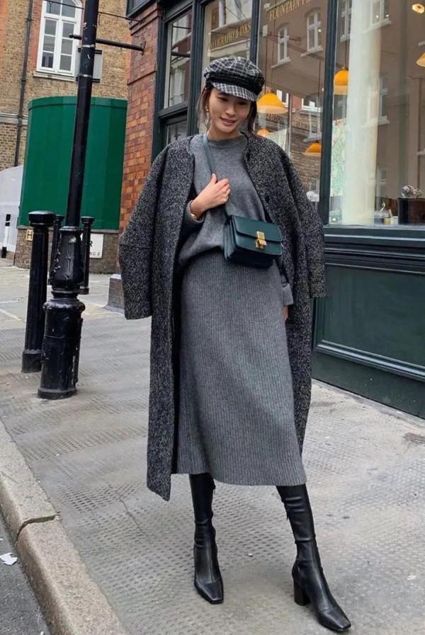 優雅女人離不開裙子！冬天的裙子怎麼穿溫暖又時尚？你get到了嗎