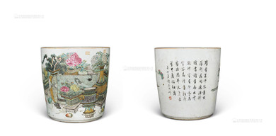 那些賣出百萬的淺絳彩瓷，你見過嗎