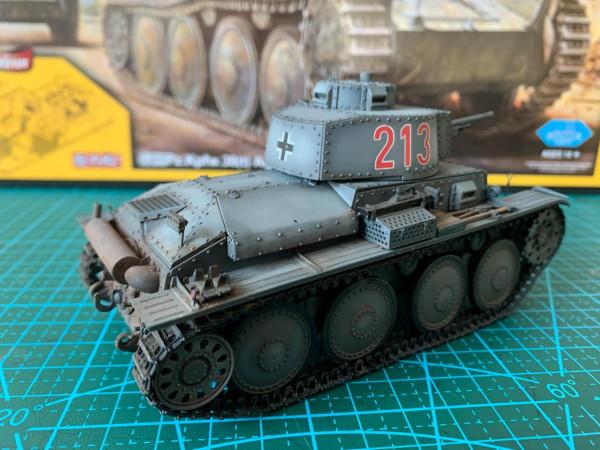 1/35小號手80141德國38T坦克模型內構版