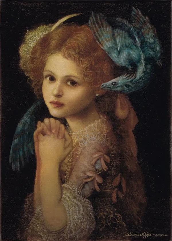 畫如其人，精緻美麗的畫，精緻美麗的女人