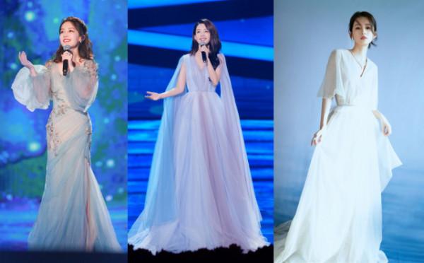 春晚彩排，關曉彤精靈造型秀美腿，王鷗李沁變花仙子baby高定搶鏡