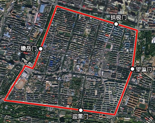 現時與清代省會以上城池圖鑑