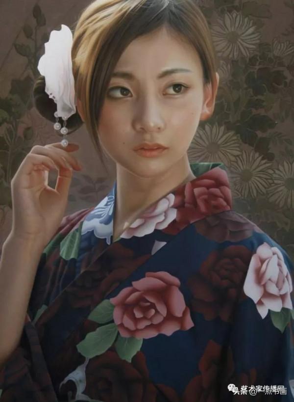 日本 岡靖知 寫實作品欣賞
