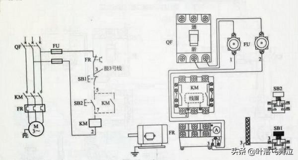 自鎖電路接線示意圖詳細步驟
