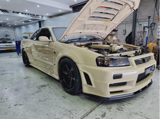 日產天際線GTR R34成為1166匹馬力的&OpenCurlyDoubleQuote;沙漠王子&rdquo;