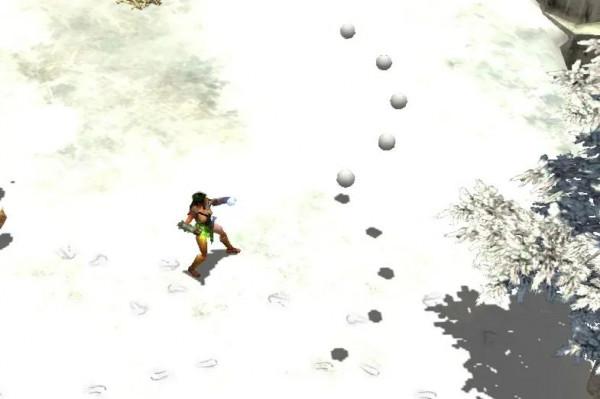 《泰坦之旅》手遊：雪天玩“雪球”