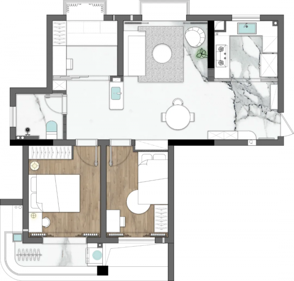 5套小三室案例拿去參考，小空間規劃到極致，有效提升居住舒適度