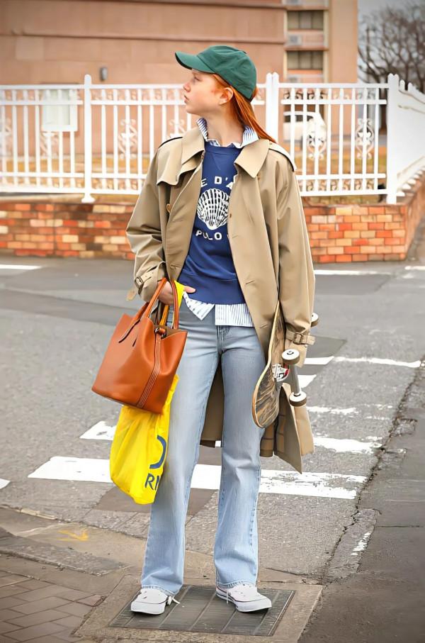 早春的第一件薄外套！小個子照著這樣穿，顯高又氣質