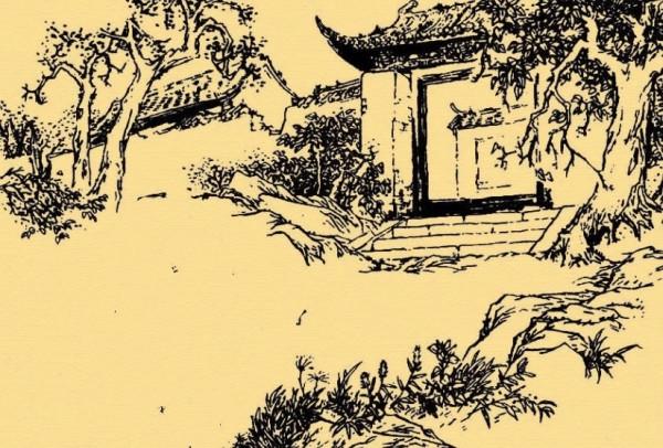 民間故事：婦人夜歸，途中惹惱小孩子，討飯老者說，跟著我別回頭