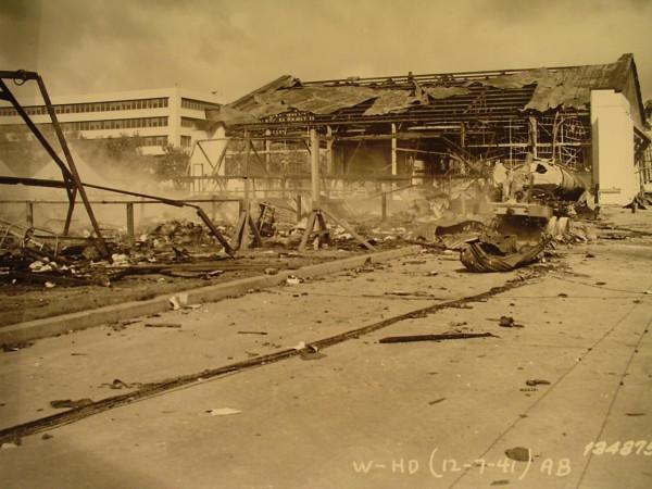 偷襲珍珠港之滿目瘡痍的機場（組圖）