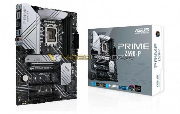 華碩Prime Z690-P主機板曝光：英特爾12代Alder Lake平臺主流之選