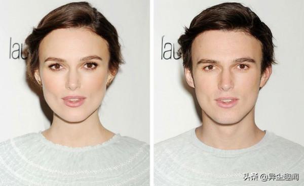 假如這18位女名人有個雙胞胎兄弟，他們的相貌會是什麼樣