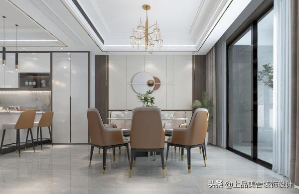 江蘇夫婦將兩套房打通，以現代時尚為格調，卻裝出大豪宅的視覺感