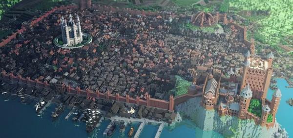 《我的世界》裡大佬造房，巨佬建海港，只有我在流浪