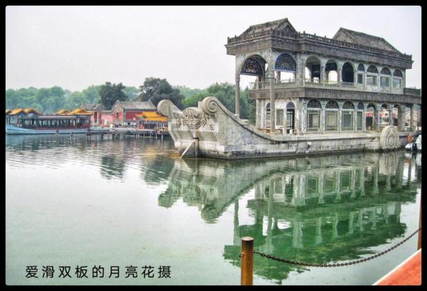 整理那年遊頤和園拍的主要部分看點的老照片