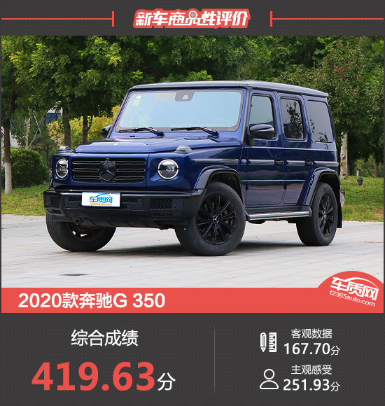 2020款賓士G 350新車商品性評價 2020款賓士G 350新車商品性評價