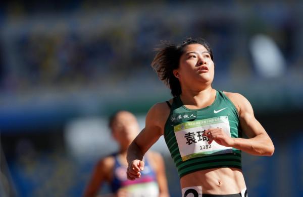 田徑——女子100米預賽賽況 田徑——女子100米預賽賽況